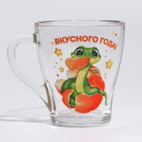 Набор стеклянных кружек "Змея", 2 шт Набор стеклянных кружек "Змея", 2 шт