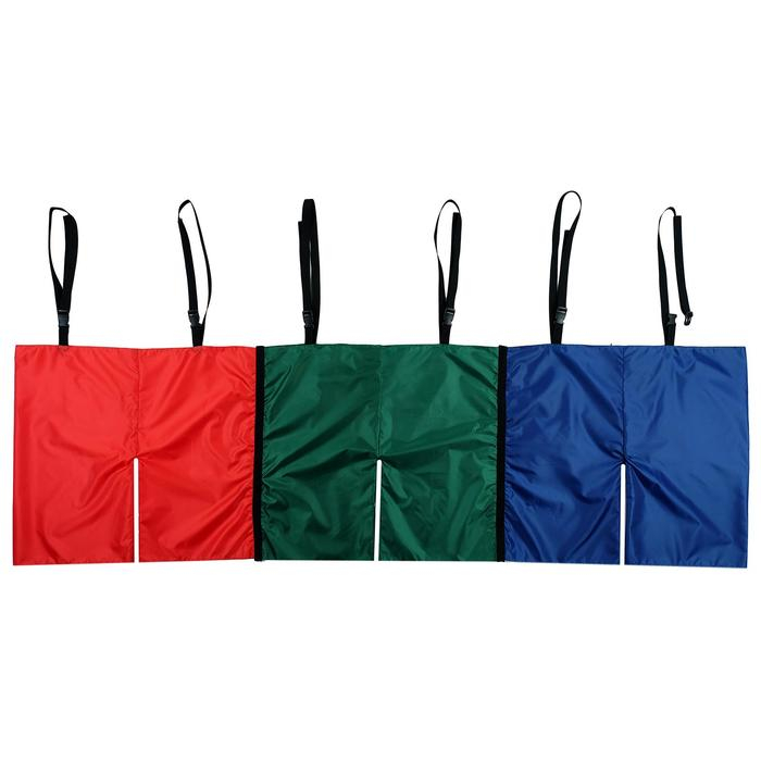 Шорты эстафетные для троих, с лямками, взрослые, цвета МИКС Шорты эстафетные для троих, с лямками, взрослые, цвета МИКС