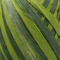 Тесьма декоративная бумага "Рафия меланж" намотка 20 м МИКС