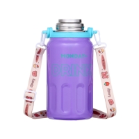 Термос, 1 л, Coffee cup, сохраняет тепло 10 ч, фиолетовый