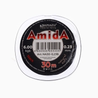 Леска Naмazu Aмida, диаметр 0.23 мм, тест 6 кг, 30 м, угольно-черный, 1 шт. Леска Naмazu Aмida, диаметр 0.23 мм, тест 6 кг, 30 м, угольно-черный, 1 шт.