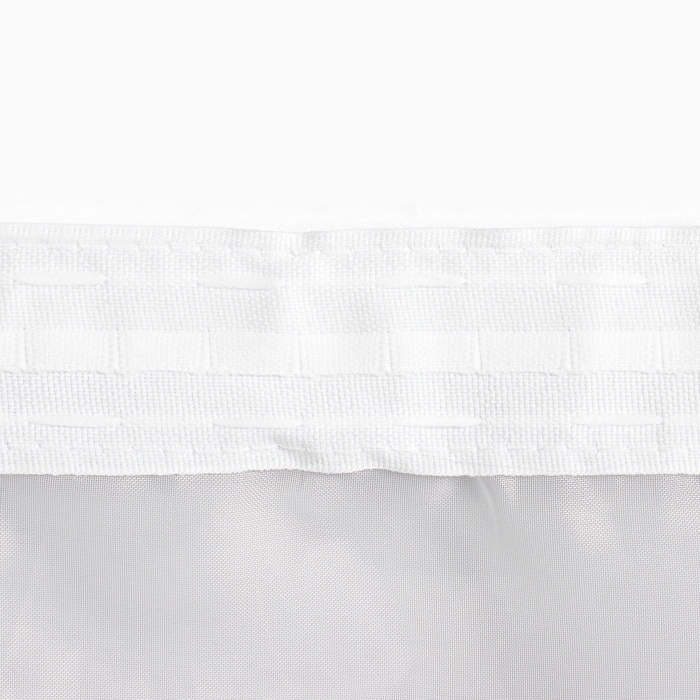 Штора-тюль для кухни Witerra 140х145см, белый, пэ100%