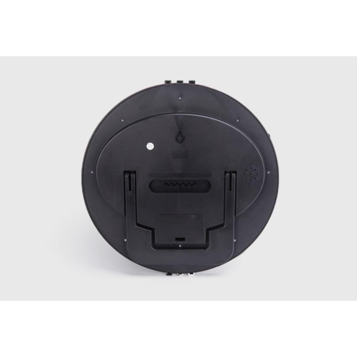 Часы электронные настенные, настольные, с будильником, 26 х 26 см, 2 АА, синие