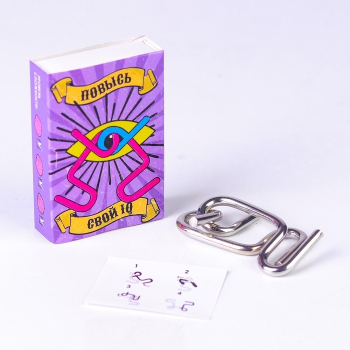 Головоломка &laquo;Для твоего IQ&raquo; металл, МИКС, в шоубоксе