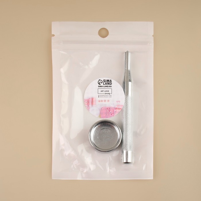 Набор инструментов для ручной установки О-образных кнопок, с колодцем, №203, d = 12 мм Набор инструментов для ручной установки О-образных кнопок, с колодцем, №203, d = 12 мм