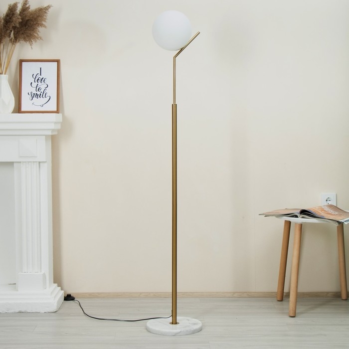 Торшер 16667/1 E27 40Вт черно-золотой 30х27х160 см