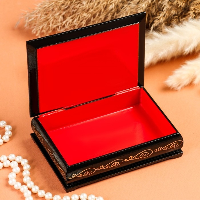 Шкатулка &laquo;Рябина на окне&raquo;, 10&times;14 см, лаковая миниатюра