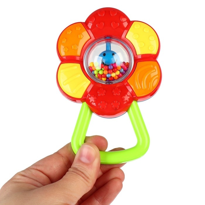 Погремушка &laquo;Ромашка&raquo;, цвет МИКС, Крошка Я