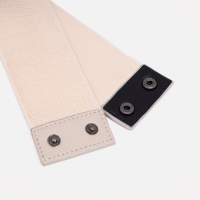 Ремень женский на кнопках, ширина 8 см, цвет бежевый Ремень женский на кнопках, ширина 8 см, цвет бежевый