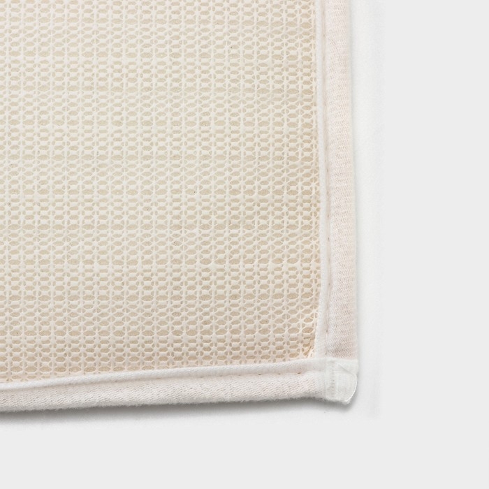 Коврики для ванной и туалета Доляна «Букли», 2 шт: 40×50, 50×80 см, цвет молочный Коврики для ванной и туалета Доляна «Букли», 2 шт: 40×50, 50×80 см, цвет молочный