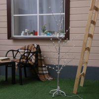 Светодиодный куст &laquo;Ромашки&raquo; 1.5 м, 84 LED, мигание, 220 В, свечение мульти (RG/RB)