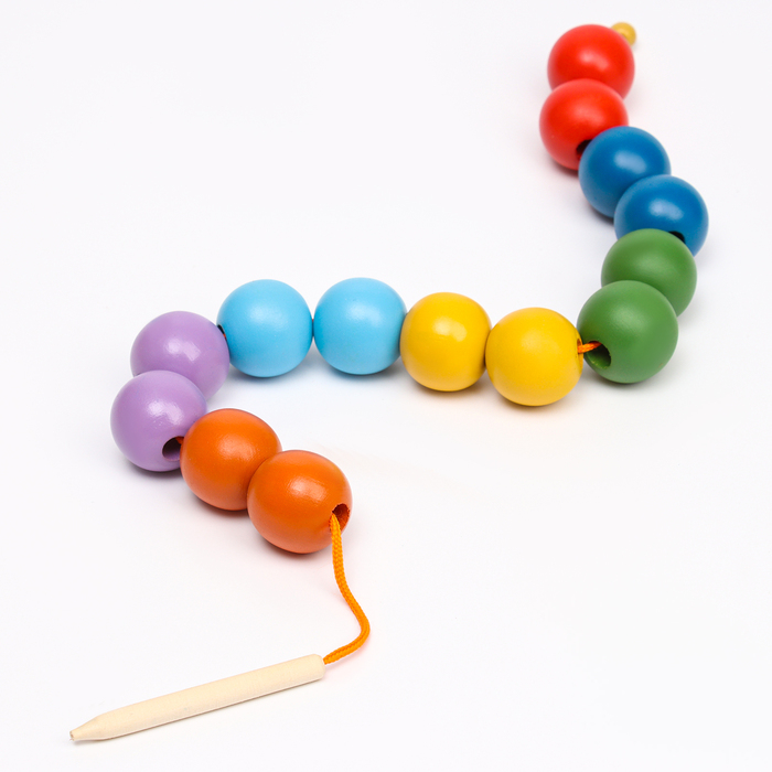 Бусы &laquo;Радуга&raquo; шары цветные, 14 шт.