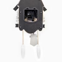 Часы настенные интерьерные большие с кукушкой "Зайчики", бесшумные, 62 х 32 см