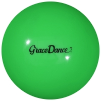 Мяч для художественной гимнастики Grace Dance, d=18,5 см, цвет салатовый Мяч для художественной гимнастики Grace Dance, d=18,5 см, цвет салатовый