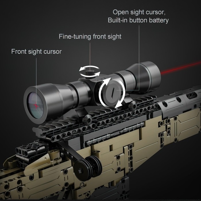 Конструктор техно &laquo;Снайперская винтовка&raquo;, стреляет, 978 деталей