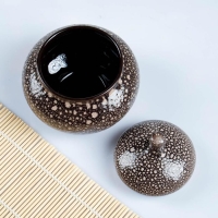 Сахарница "Орнамент" 0,35л / 11х11см, мрамор Сахарница "Орнамент" 0,35л / 11х11см, мрамор