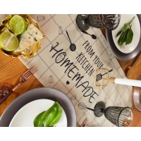 Дорожка "Этель" Homemade 30*70 см, 100% хлопок, саржа 190 г/м2 Дорожка "Этель" Homemade 30*70 см, 100% хлопок, саржа 190 г/м2