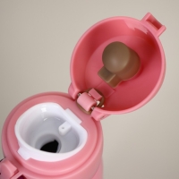 Новый год. Термос &laquo;Тепло внутри&raquo; цвет розовый, 450 мл