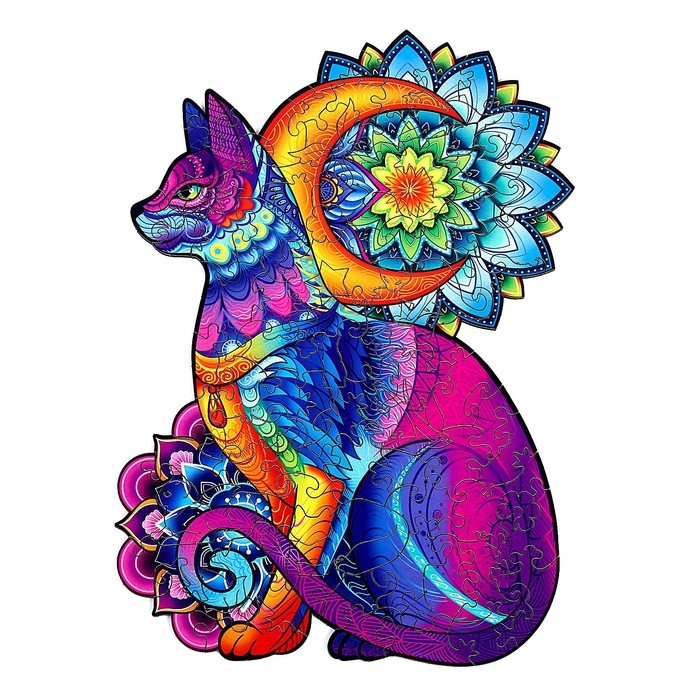 Пазл деревянный фигурный «Магия ночи», 82 элементов Пазл деревянный фигурный «Магия ночи», 82 элементов