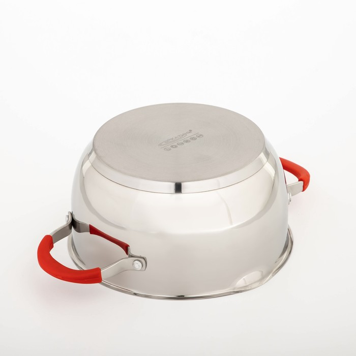 Кастрюля &laquo;Аврора&raquo;, 4 л, d=22 см, капсульное дно, индукция