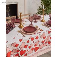 Скатерть "Этель" Cat's love 149х220см, 100% хлопок, саржа 190 г/м2