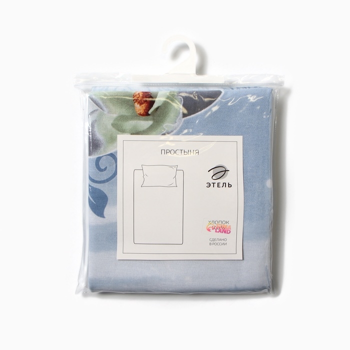 Простыня Этель Простыня Этель "Кувшинки" (вид 2) 240*220 см, бязь, 125 гр/м2,100% хлопок