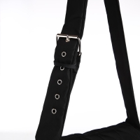 Сумка женская стеганная на плечо, отдел на молнии, 25х14х6 см, цвет чёрный Сумка женская стеганная на плечо, отдел на молнии, 25х14х6 см, цвет чёрный