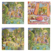 Пазлы 4 в 1 «Чудесный день», 25, 36, 49, 64 элемента Пазлы 4 в 1 «Чудесный день», 25, 36, 49, 64 элемента