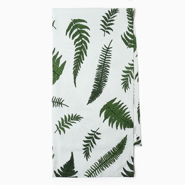 Дорожка Этель "Папоротник" 40х146см, репс 220 г/м2, 100% хл