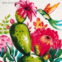 Полотенце кухонное &laquo;Кактусы&raquo; 35х60 см