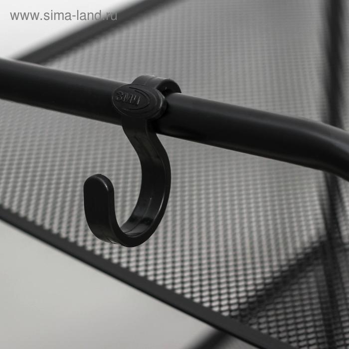 Подставка для обуви &laquo;Женева-13&raquo;, 3 полки, 45&times;27&times;60 см, цвет чёрный