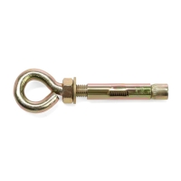 Анкерный болт СТРОЙБАТ, с кольцом, оцинкованный, 12x70 мм