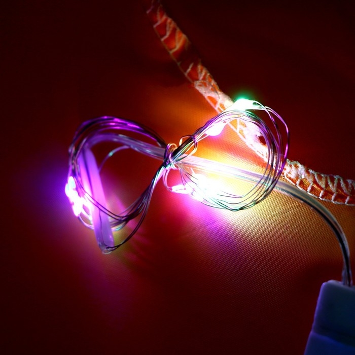 Карнавальная шляпа «Кошмарное веселье» оранжевая, с гирляндой Карнавальная шляпа «Кошмарное веселье» оранжевая, с гирляндой