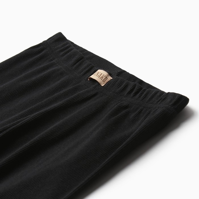 Лосины для девочки MINAKU цвет чёрный, рост 110 см