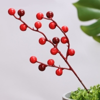 Набор штекеров "Ягоды" 3шт, красные, 33х10х2см Набор штекеров "Ягоды" 3шт, красные, 33х10х2см