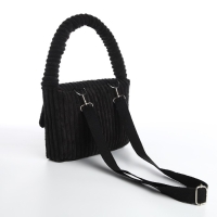 Сумка молодёжная на магните, цвет чёрный Сумка молодёжная на магните, цвет чёрный