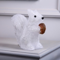 Фигура акрил. "Белочка" 20 см, 15LED, 220V, свечение белое Фигура акрил. "Белочка" 20 см, 15LED, 220V, свечение белое