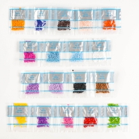 Алмазная мозаика - стикер на новый год для детей с частичным заполнением &laquo;Милые зверюшки&raquo;, новогодний набор для творчества