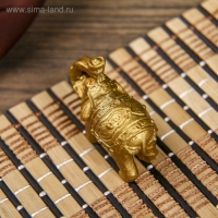 Нэцке полистоун "Золотые слоны" набор 6 шт 3х3,5х1,7 см Нэцке полистоун "Золотые слоны" набор 6 шт 3х3,5х1,7 см