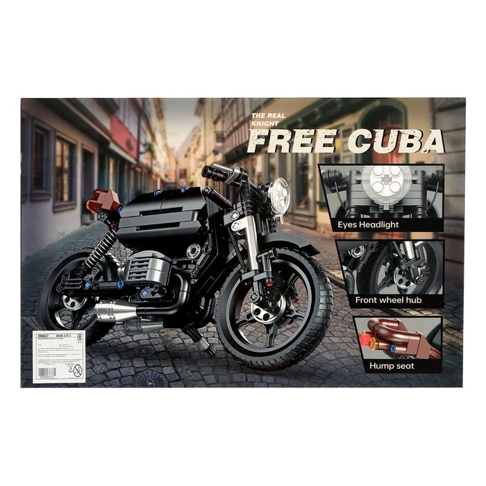 Конструктор Техно «Городской мотоцикл», 395 деталей Конструктор Техно «Городской мотоцикл», 395 деталей