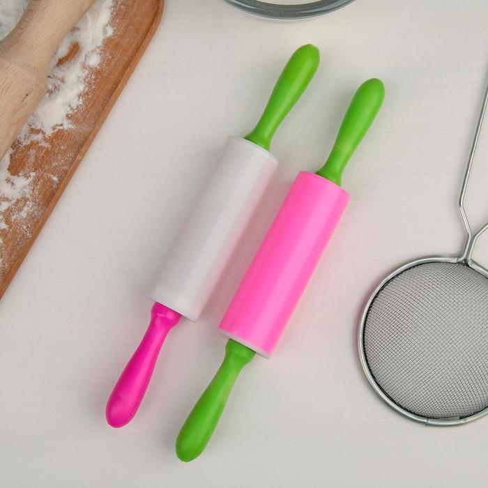 Скалка, 21 см, рабочая часть 9 см, цвет МИКС Скалка, 21 см, рабочая часть 9 см, цвет МИКС