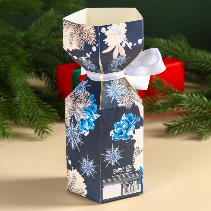 Чай чёрный &laquo;С Новым годом&raquo; с чабрецом, в коробке конфете, 100 г.