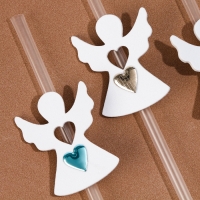 Трубочки для коктейля &laquo;Ангел&raquo;, набор 6 шт.