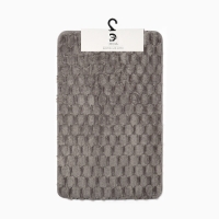 Коврик для ванной Этель «Ромбы», цв. светло-серый, 50х80 см Коврик для ванной Этель «Ромбы», цв. светло-серый, 50х80 см