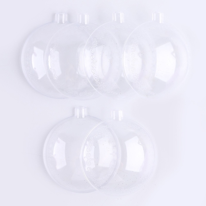 Ёлочные шары своими руками на новый год &laquo;С Новым годом&raquo;, 3 шт, новогодний набор для творчества