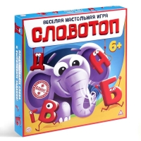 Настольная игра &laquo;Словотоп&raquo;, 50 карт, 6 фишек, игровое поле, 6+