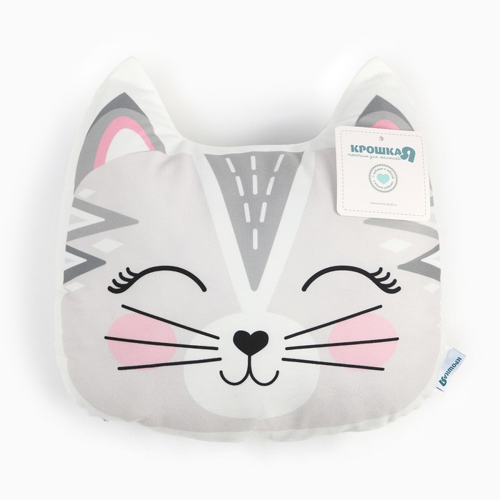 Подушка декоративная Крошка Я «Киса», 35х32 см, велюр, 250гр/м2 Подушка декоративная Крошка Я «Киса», 35х32 см, велюр, 250гр/м2