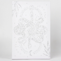 Картина по номерам на холсте с подрамником и поталью на новый год &laquo;Змеи день и ночь&raquo;, 20 х 30 см, символ года 2025, новогодний набор для творчества