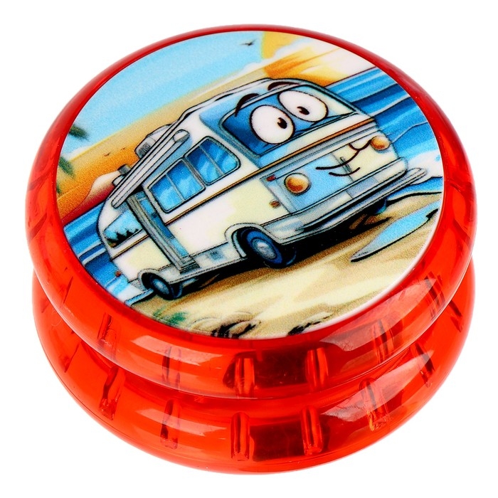 Йо-йо «Транспорт», световые эффекты, цвет МИКС Йо-йо «Транспорт», световые эффекты, цвет МИКС