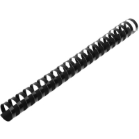 Пружины для переплета пластиковые, d=32мм, 50 штук, сшивают 241-280 листов, чёрные, Гелеос Пружины для переплета пластиковые, d=32мм, 50 штук, сшивают 241-280 листов, чёрные, Гелеос